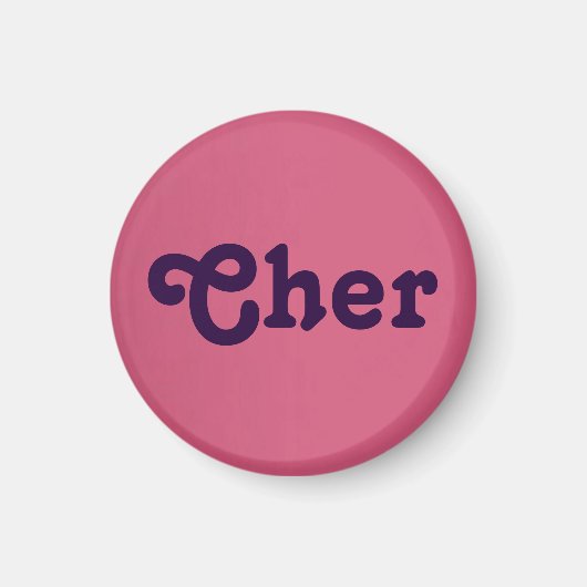 Magnet Cher Magneet (Voorkant)