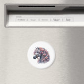 magnet cheval et fleurs (In Situ (Lave-vaisselle))