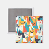 magnet chien style picasso (Recto/Verso)