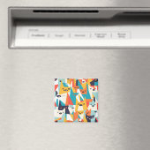 magnet chien style picasso (In Situ (Lave-vaisselle))