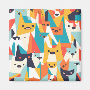 magnet chien style picasso