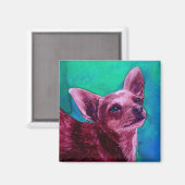 Magnet Chihuahua - "Velvet" (Recto/Verso)