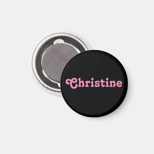 Magnet Christine (Recto/Verso)