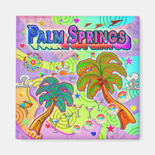 Magnet cible de vacances Palm Springs