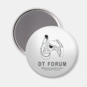 Magnet Circle — Logo du forum DT (Recto/Verso)
