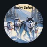 Magnet circulaire<br><div class="desc">Très Beaux Chiens</div>