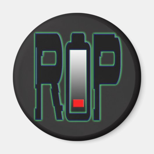 Magnet circulaire de batterie RIP (Devant)