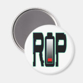 Magnet circulaire de batterie RIP (Recto/Verso)