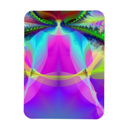 Magnet circulaire intérieur coloré (Vertical)