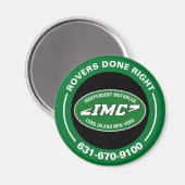 Magnet circulaire MOTORCAR INDÉPENDANT (Recto/Verso)