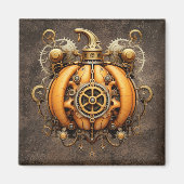 Magnet Citrouille Automne Steampunk (Devant)