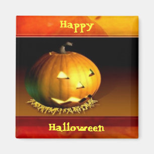 Magnet Citrouille d'Halloween