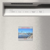 Magnet Cityscape de Jacksonville en Floride (In Situ (Lave-vaisselle))