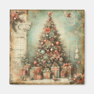 Magnet classique d'arbre de Noël