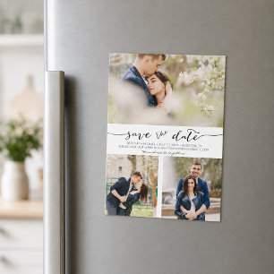 Magnet Collage Lettre Main Enregistrer la Date