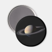 Magnet collecteur Astronomie Saturne Planète (Recto/Verso)
