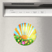 Magnet coloré du soleil (In Situ (Lave-vaisselle))