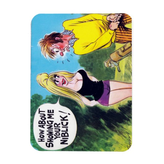 Magnet - Comic - Golf (Vertical)