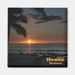 Magnet : Coucher de soleil Waikoloa #1