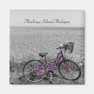 Magnet couleur sélectif du vélo de l'île Mackinac