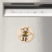 Magnet Cowboy Singe Chaussette (In Situ (Lave-vaisselle))