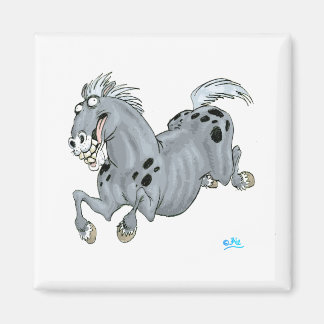 Magnet Crazy Cartoon Horse