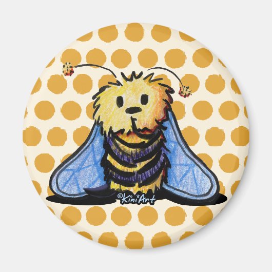 Magnet d'abeilles KiniArt (Devant)