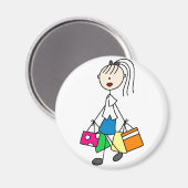 Magnet d'achat de silhouette (Recto/Verso)