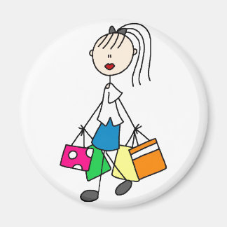 Magnet d'achat de silhouette