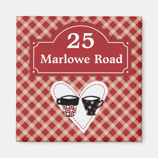 MAGNET D'ADRESSE MAISON (Devant)