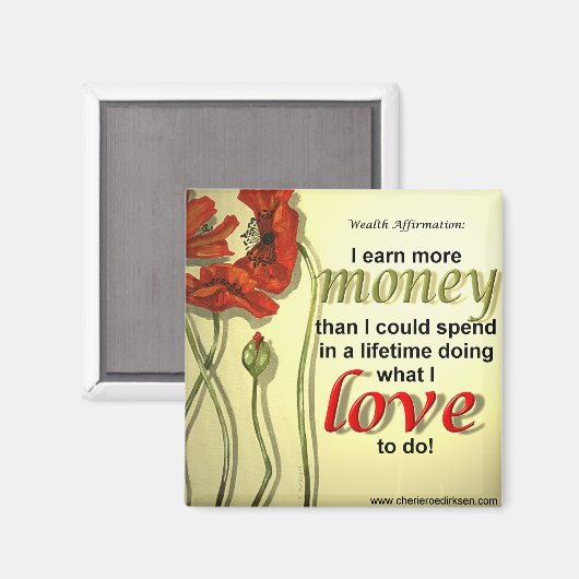 Magnet d'affectation d'argent (Recto/Verso)