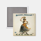 Magnet d'affiche de l'opéra vintage (Recto/Verso)