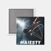 Magnet d'affiche du show d'arts de la Majesté (Recto/Verso)