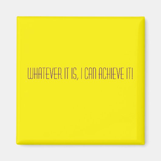 Magnet d'affirmation (Devant)