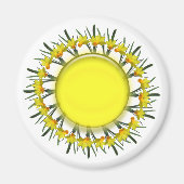 Magnet - Daffodil Ring Magneet (Voorkant)