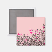 Magnet d'amour de la Saint Valentin (Recto/Verso)