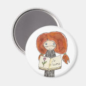 Magnet d'amour de la Saint Valentin (Recto/Verso)