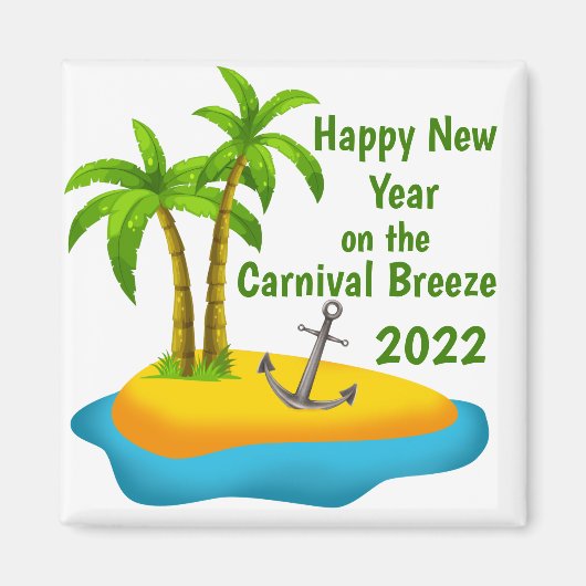 Magnet d'Ancre de Palm Beach (Devant)