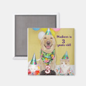 Magnet d'anniversaire 3e (Recto/Verso)