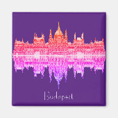 Magnet d'architecture du Parlement de Budapest Hon (Devant)