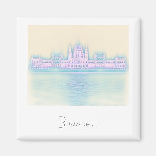 Magnet d'architecture du Parlement de Budapest Hon (Devant)