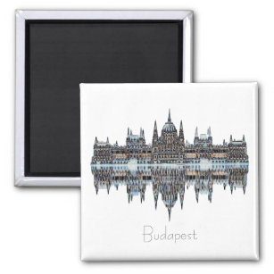 Magnet d'architecture du Parlement de Budapest Hon