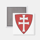 Magnet d'armoiries de Hongrie (Recto/Verso)