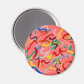 Magnet d'art Abstrait (Recto/Verso)