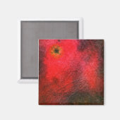 Magnet d'art Abstrait "Black Star" (Recto/Verso)
