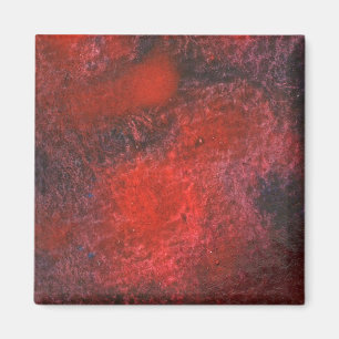 Magnet d'art Abstrait "Cosmos Red"