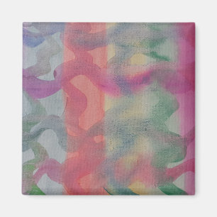 Magnet d'art Abstrait Pastel