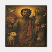 Magnet d'art chrétien africain-américain (Devant)