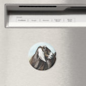 Magnet d'art de chèvre nubienne (In Situ (Lave-vaisselle))