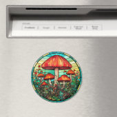 Magnet d'art des champignons (In Situ (Lave-vaisselle))